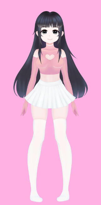 Arte pra model Vtuber full-body